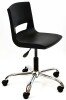 KI Postura+ Task Chair - Chrome Base - Jet Black