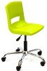 KI Postura+ Task Chair - Chrome Base - Lime Zest