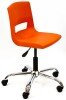KI Postura+ Task Chair - Chrome Base - Poppy Red