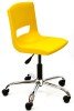 KI Postura+ Task Chair - Chrome Base - Sun Yellow