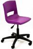 KI Postura+ Task Chair - Black Base - 730-855mm Height - 14+ Years - Grape Crush