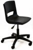 KI Postura+ Task Chair - Black Base - 730-855mm Height - 14+ Years - Jet Black