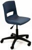 KI Postura+ Task Chair - Black Base - 730-855mm Height - 14+ Years - Slate Grey