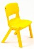 KI Postura+ Classroom Chair - 500mm Height - 3-4 Years - Sun Yellow