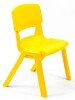 KI Postura+ Classroom Chair - 645mm Height - 6-7 Years - Sun Yellow
