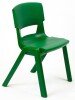 KI Postura+ Classroom Chair - 660mm Height - 8-10 Years - Forest Green