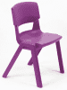 KI Postura+ Classroom Chair - 660mm Height - 8-10 Years - Grape Crush