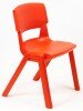 KI Postura+ Classroom Chair - 660mm Height - 8-10 Years - Poppy Red