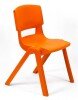 KI Postura+ Classroom Chair - 780mm Height - 11-13 Years - Tangerine Fizz