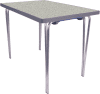 Gopak Premier Folding Table (W) 915 x (D) 610mm - Snow Grit