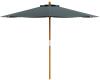 Zap Prince Parasol - 2500mm Diameter - Dark Grey