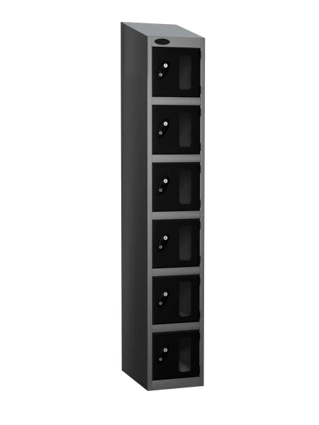 Probe Six Compartment Vision Panel Single Nest Locker - 1780 x 305 x 305mm