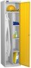 Probe Uniform Single Steel Locker - 1780 x 460 x 460mm - Yellow (RAL 1004)