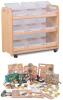 Millhouse Tilt Tote Storage With 9 Clear Tubs Plus Loose Parts Kit