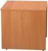 TC Reception Modular Straight Base Unit - 800 x 800mm - Beech