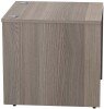 TC Reception Modular Straight Base Unit - 800 x 800mm - Grey Oak