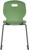 Arc Reverse Cantilever Chair - 460mm Seat Height - Forest