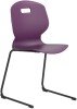 Arc Reverse Cantilever Chair - 430mm Seat Height - Grape