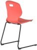 Arc Reverse Cantilever Chair - 430mm Seat Height - Coral