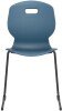 Arc Reverse Cantilever Chair - 460mm Seat Height - Steel Blue