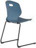 Arc Reverse Cantilever Chair - 430mm Seat Height - Steel Blue