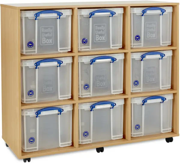 Monarch 9 x 35L Really Useful Box Storage Unit