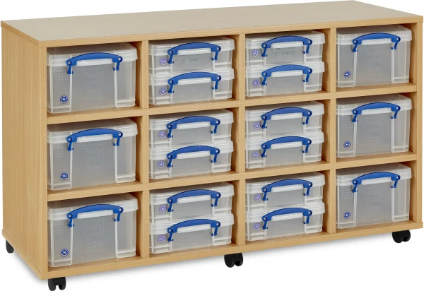 Monarch 12 x 4L/ 6 x 9L Combination Really Useful Box Storage Unit