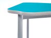 Metalliform Segga Table with Castor - PU Edge