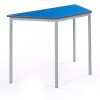 Metalliform Fully Welded Trapezoidal Table - MDF Edge - 1200 x 600mm