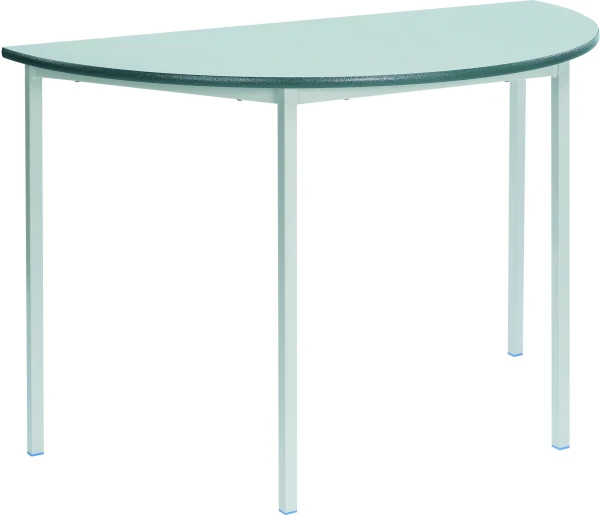 Metalliform Fully Welded Semi-Circular Table - PU Edge - 1200mm