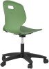 Arc Swivel Fixed Chair - 795-890mm Seat Height - Forest