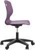 Arc Swivel Fixed Chair - 795-890mm Seat Height - Grape
