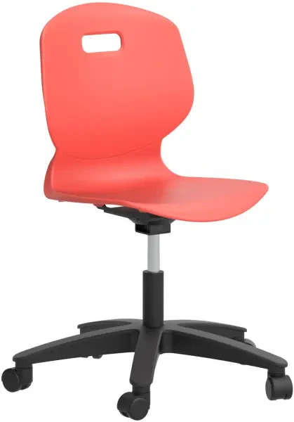 Arc Swivel Dynamic 3D Tilt Chair - 445-538mm Seat Height - Coral