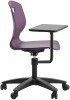 Arc Swivel Dynamic 3D Tilt Chair with Arm Tablet - 470-535mm Seat Height - Grape