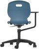 Arc Swivel Dynamic 3D Tilt Chair with Arm Tablet - 470-535mm Seat Height - Steel Blue