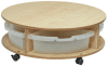 Millhouse Single Tier Mobile Circular Storage (empty)