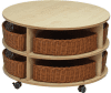 Millhouse Double Tier Mobile Circular Storage (empty)