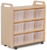 Millhouse Mobile Shelf With Mirror Back (empty)