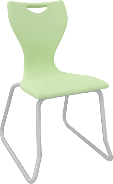 Spaceforme EN Classic Skid Base Chair Size 6 - Apple