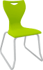 Spaceforme EN Classic Skid Base Chair Size 6 - Lime Green