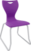 Spaceforme EN Classic Skid Base Chair Size 6 - Velvet Purple