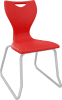 Spaceforme EN Classic Skid Base Chair Size 6 - Cherry Red