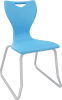 Spaceforme EN Classic Skid Base Chair Size 6 - Sky Blue