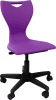 Spaceforme EN Classic IT Chair with Castors - Velvet Purple