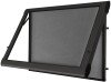 Spaceright Premium FlameShield Internal Showcase - 1005 x 735mm - Black Frame & Grey Felt