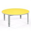 Metalliform Start Right Height Adjustable Circular Table - 1200mm