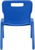 Titan One Piece Classroom Chair - (3-4 Years) 260mm Seat Height - Blue