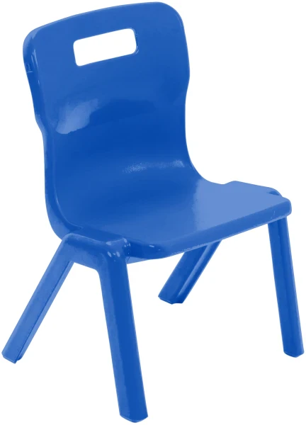 Titan One Piece Classroom Chair - (3-4 Years) 260mm Seat Height - Blue