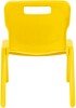 Titan One Piece Classroom Chair - (3-4 Years) 260mm Seat Height - Yellow