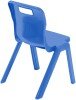 Titan One Piece Classroom Chair - (4-6 Years) 310mm Seat Height - Blue